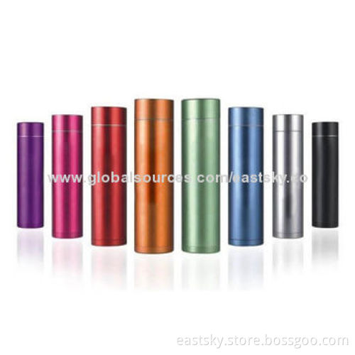 Universal Aluminum Power Bank Charger with 5V Input, 2600mAh Lipstick Power
